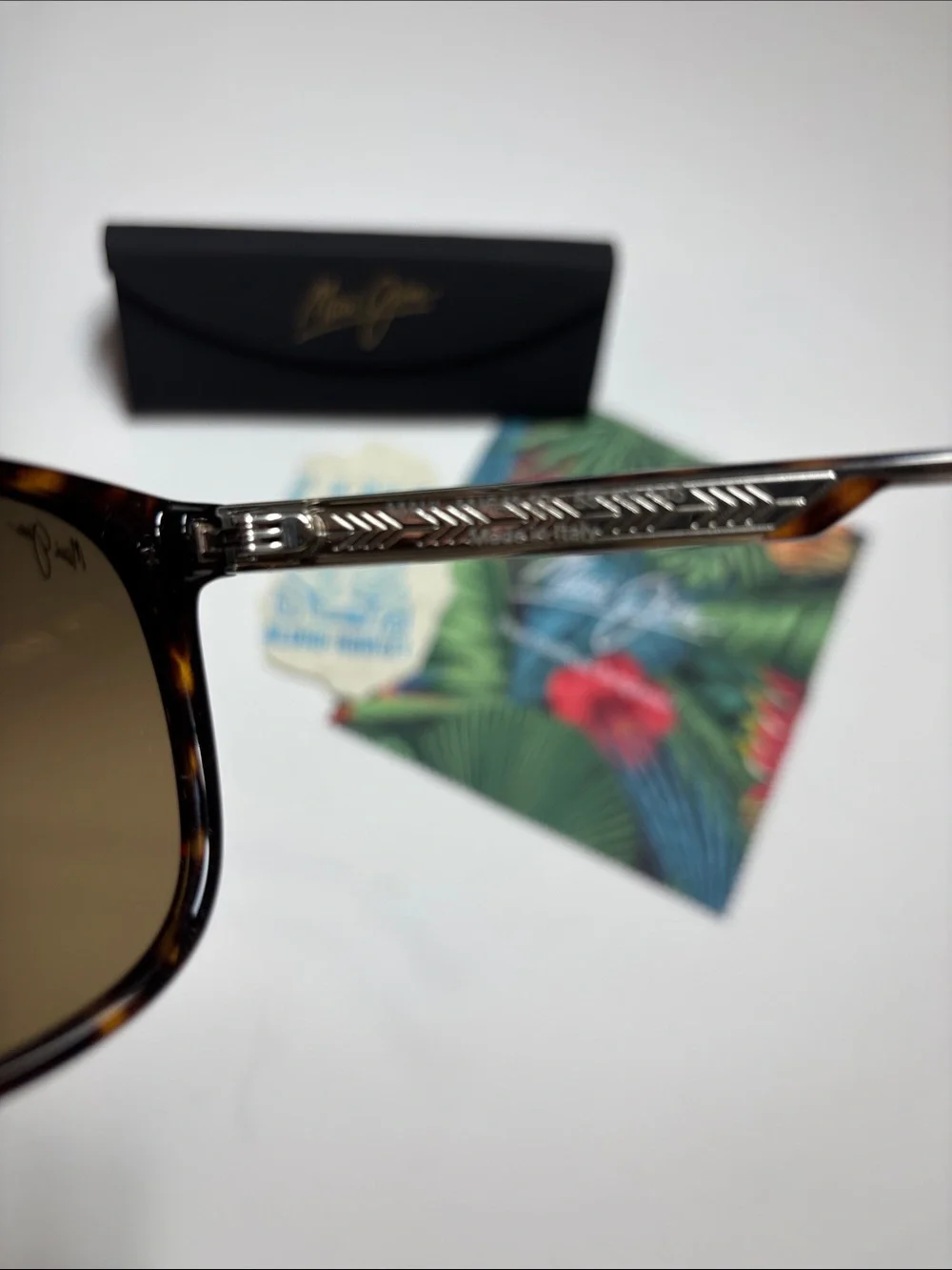Maui Jim Kupaa Polarized Glass Lense Sunglasses Like New